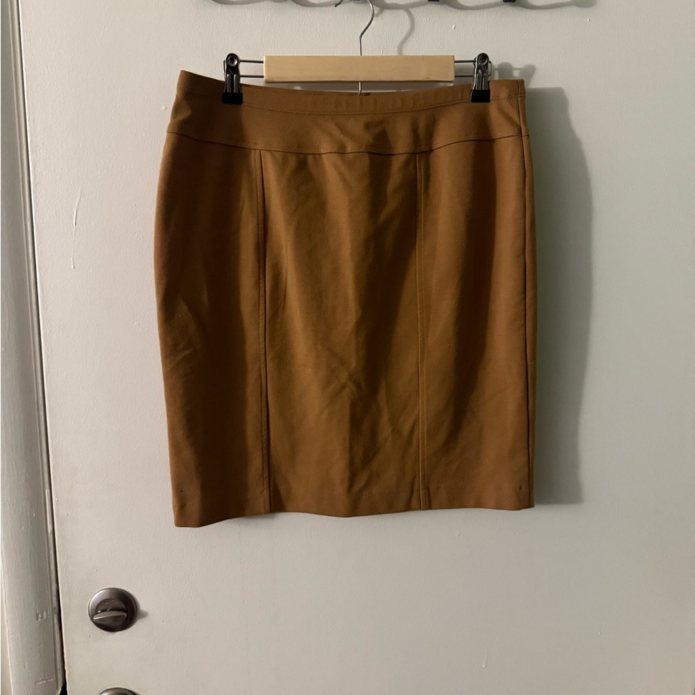 Ellen Tracy Women's Brown Pencil Skirt